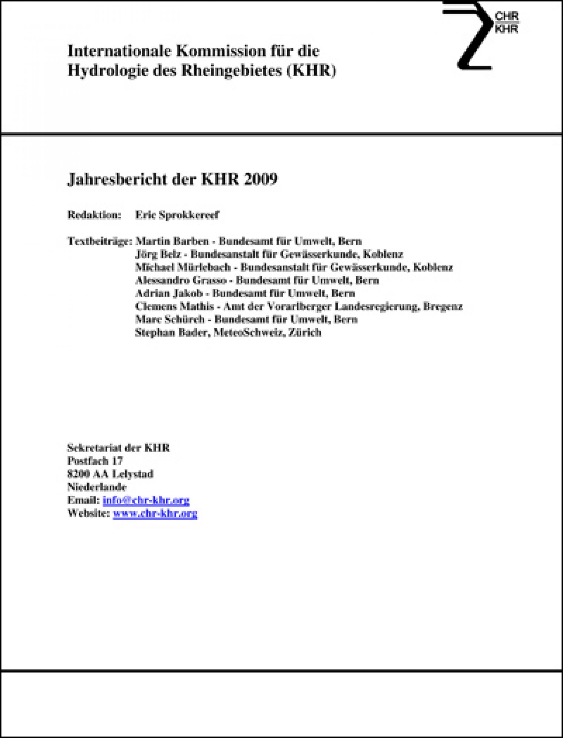 jahresbericht 2009